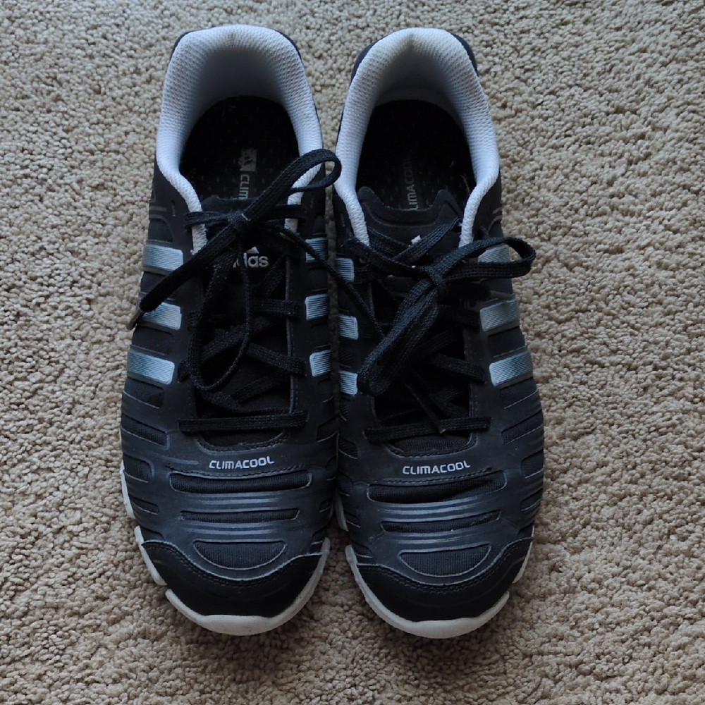 Adidas Women's Black and White ClimaCool Sneakers